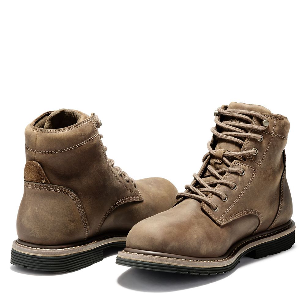 Botas Pro Timberland Hombre Pro Millworks 6\" Soft Toe Marrones - Chile ELC-835271